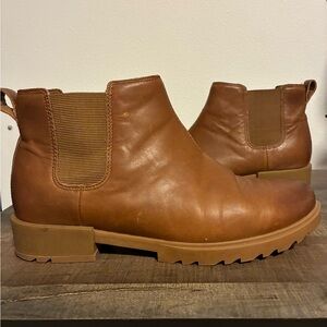 Sorel Brown Ankle Boots